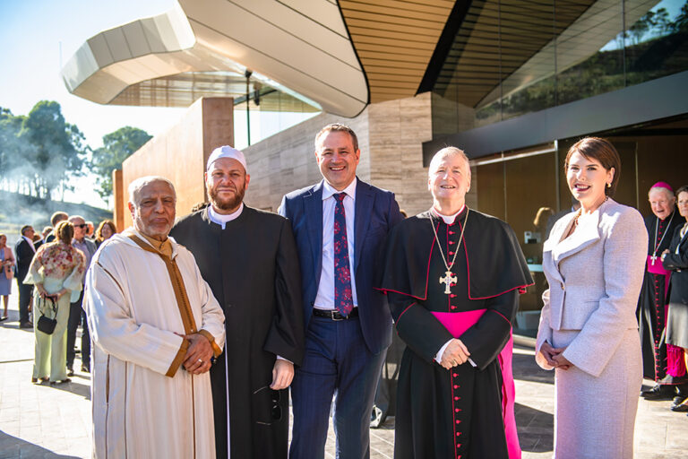 Multi-faith members at the opening of Macarthur Memorial Park